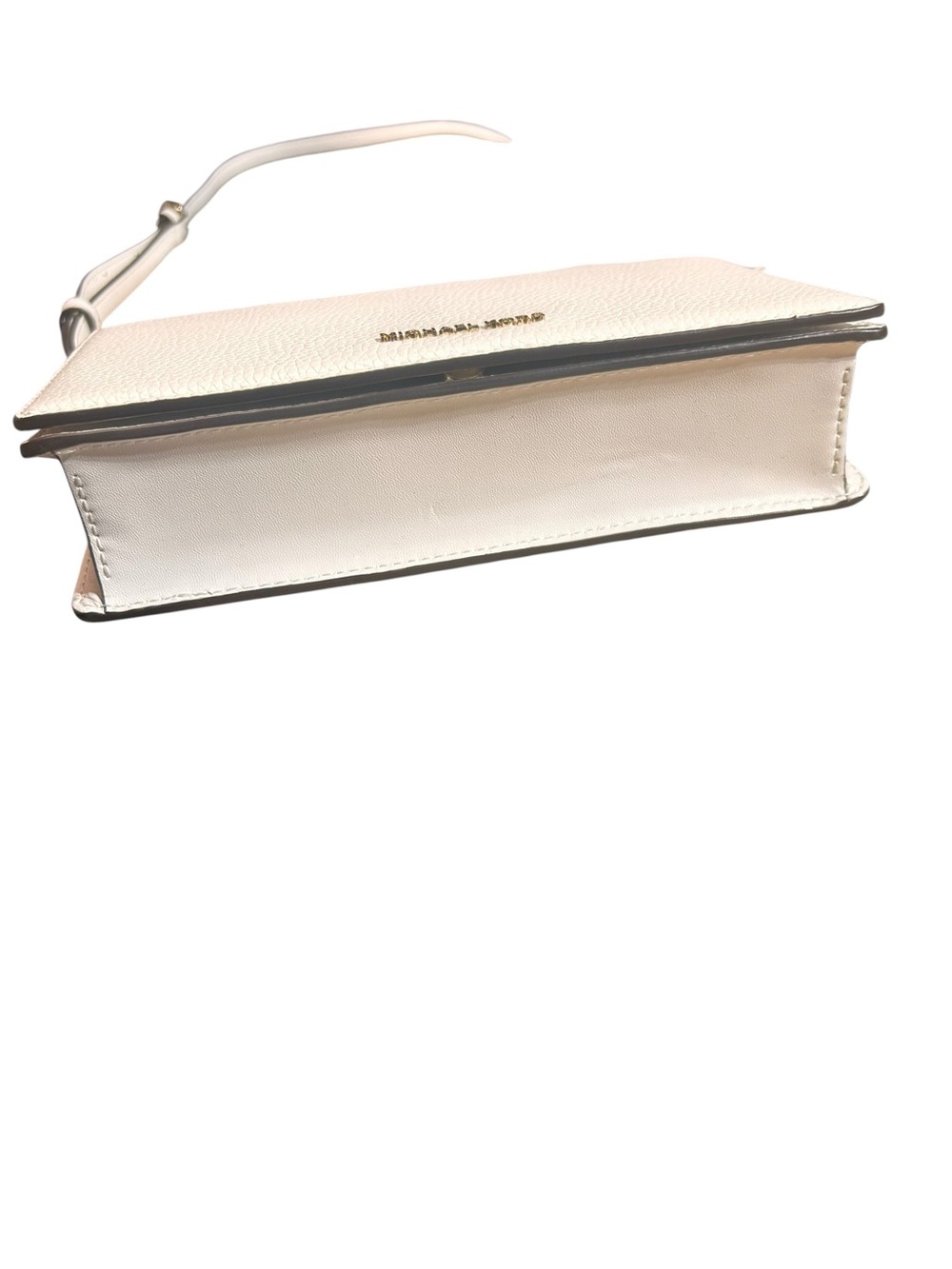 Michael Kors Optic White Pebbled Leather Flap Crossbody NWT - Picture 5 of 11